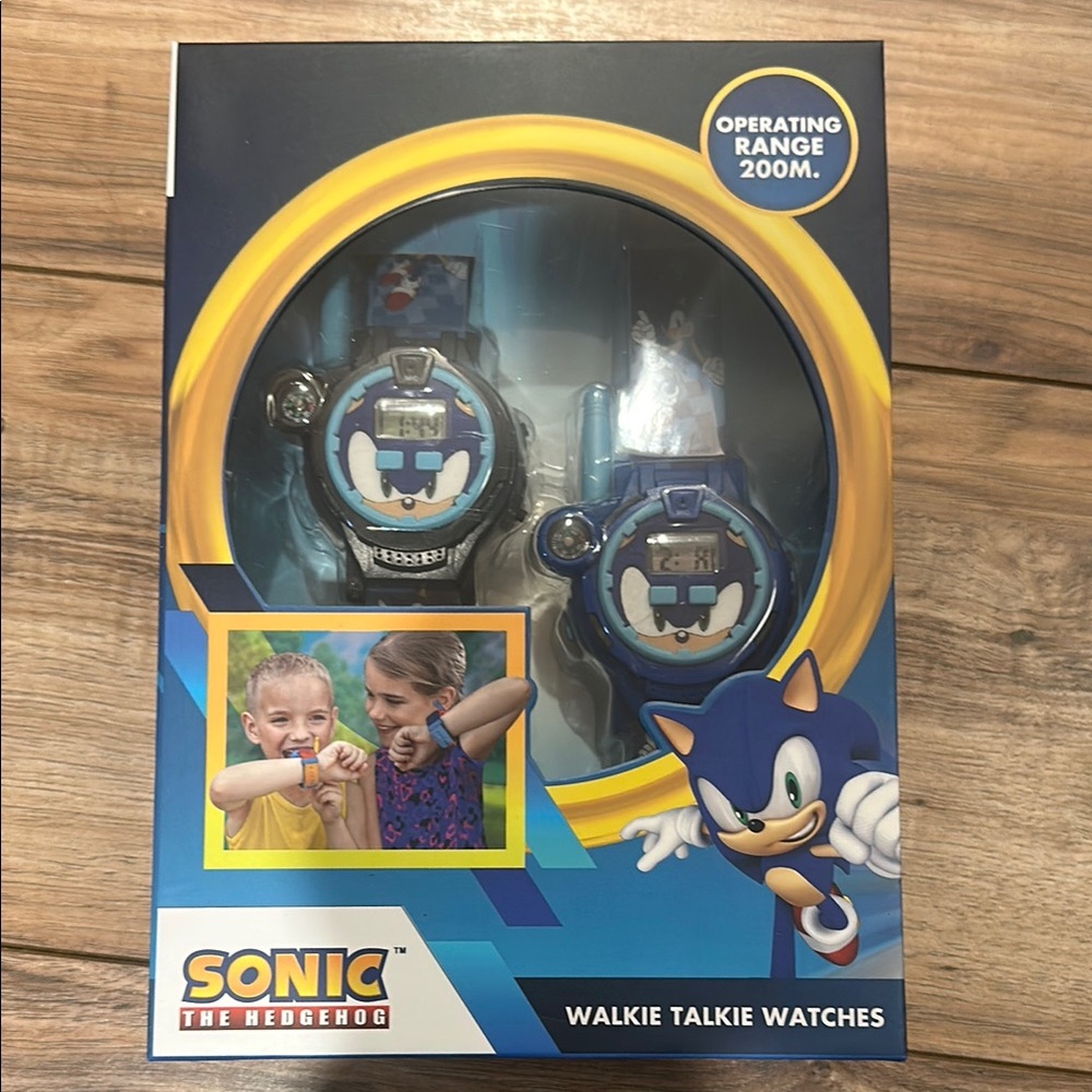 Sonic the Hedgehog Walkie Talkie Watches - New Unopen